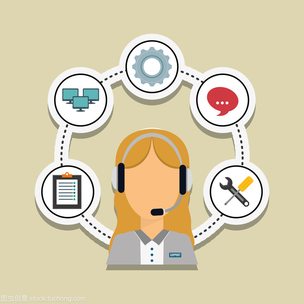 技術(shù)與溝通的視覺橋梁 技術(shù)服務(wù)與電話中心圖標(biāo)設(shè)計的市場調(diào)研分析